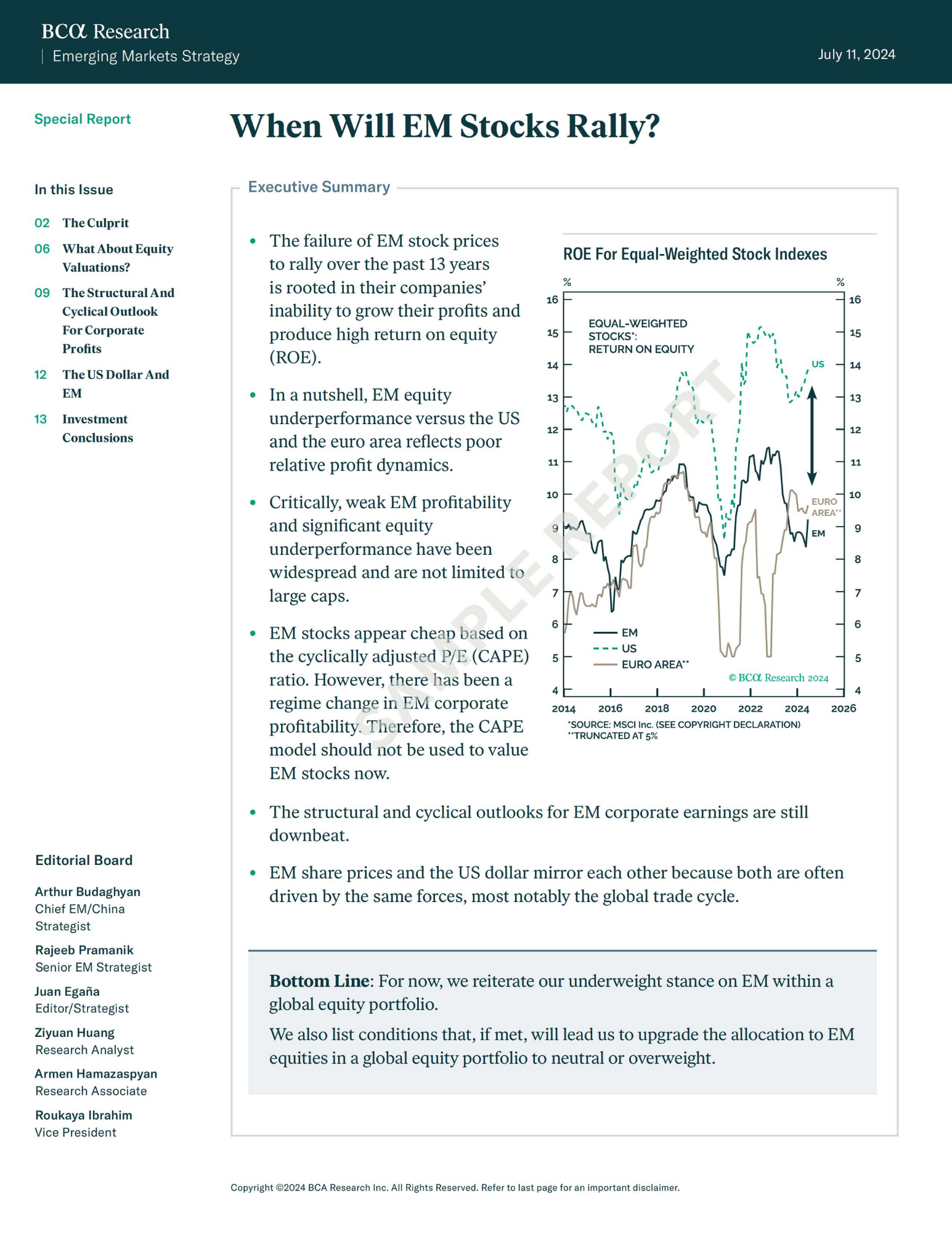 Emerging Markets equities