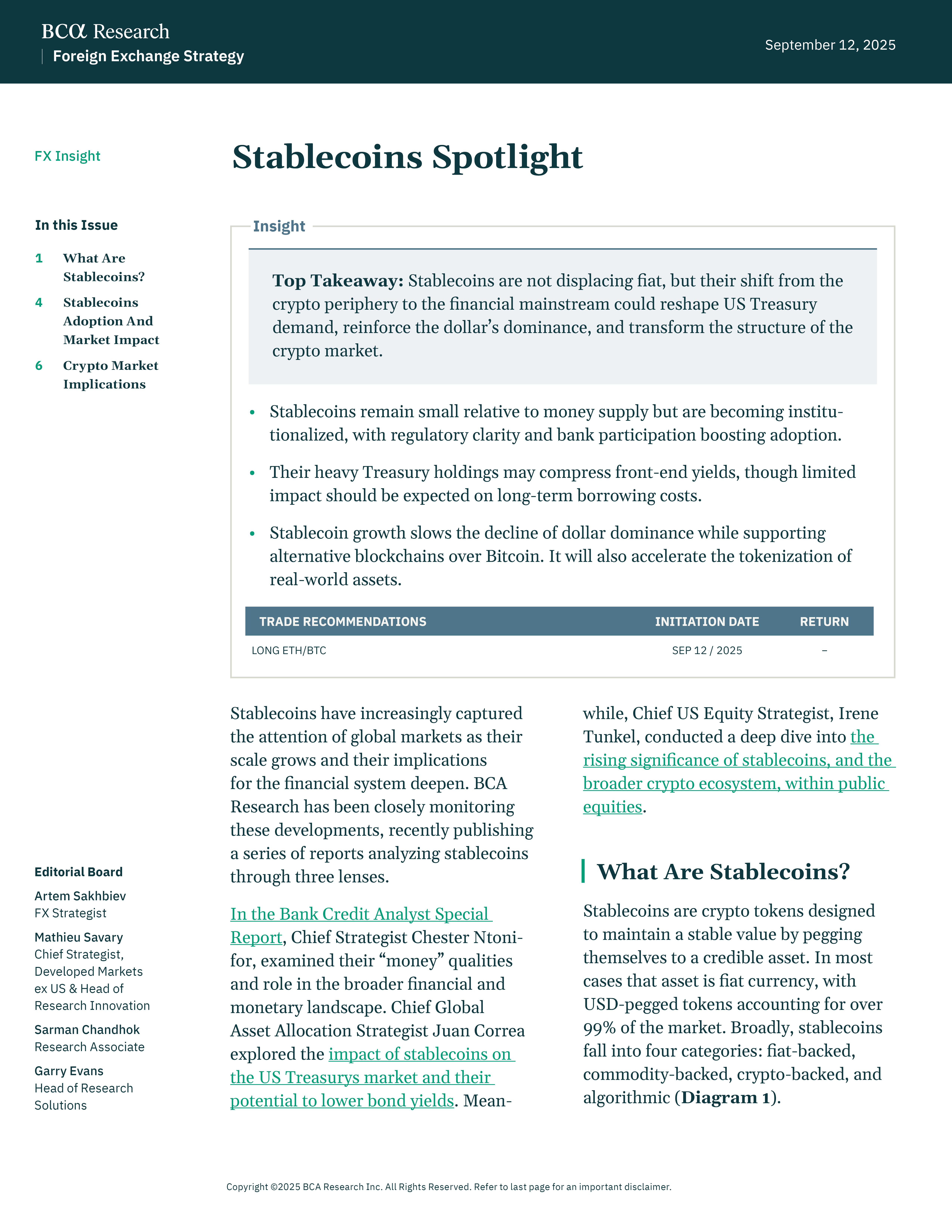 stablecoins