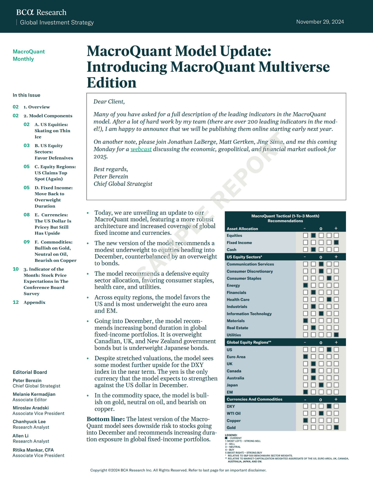 macro quant model BCA