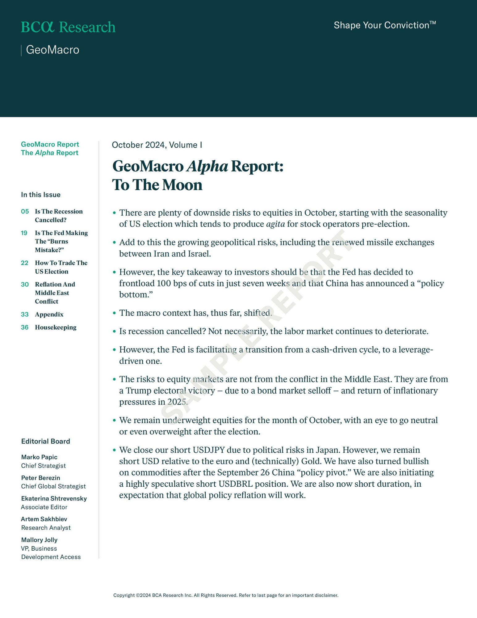 market outlook in Q4