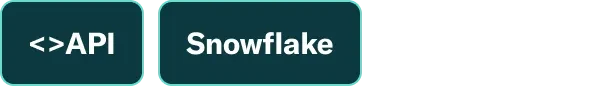 Snowflake and API